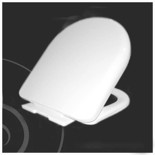 Oval Soft Close Elongated White Seat Cover Ceramic