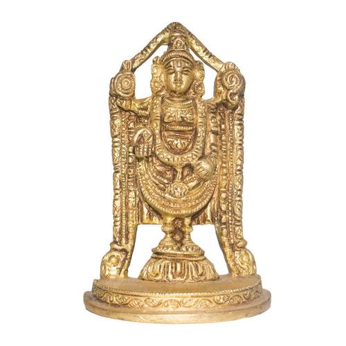 Golden Brass Balaji - 10Cm