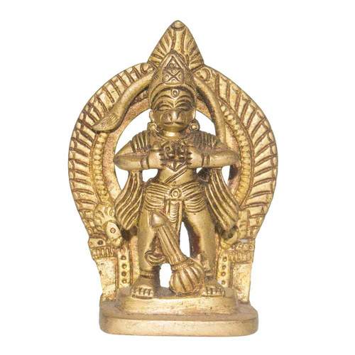 Golden Brass Prabal Hanuman - 7Cm