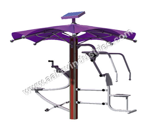 BICYCLE and CHEST  PRESS OUTDOOR