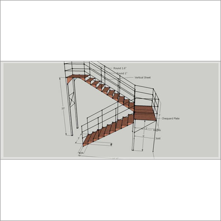 Institutional Fire Exit Stairs By CND Engineering Pvt. Ltd.