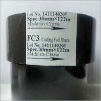Standard Hot Coding Foil - Black Foil 25-45mm X 100-183m, 0.235mm Thickness, 0-260/min Speed | Sharp Print, Scratch Resistant, Excellent Adhesion, Easy Use