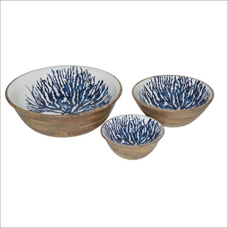 Printed Wooden Bowl
