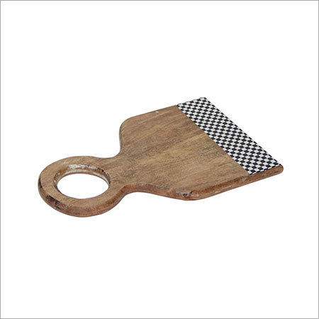 Wooden Chopping Board - Enamel Coated, Natural Finish in Elegant Wood Color