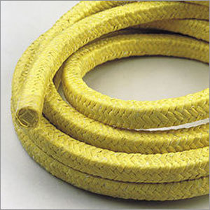 Yellow Aramid Braided Gland Packing