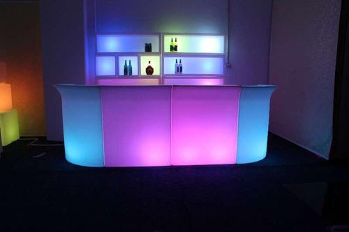 Pink And Blue Neon Home Bar Furniture