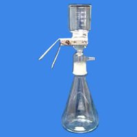 Funnel Filtration Holder - Glass, 47.3x37.6x85.6 Mm | 350 Ml Capacity, Transparent, 220-380v