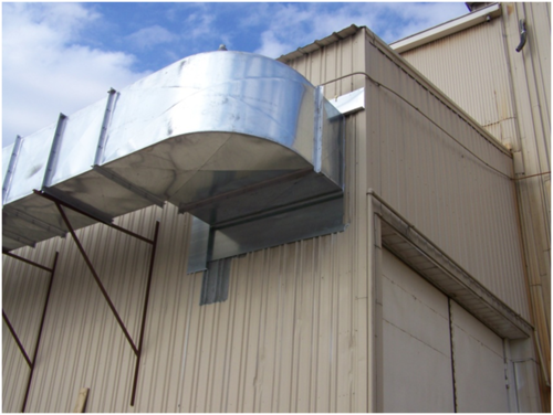 Auto Paint Booth Ductwork