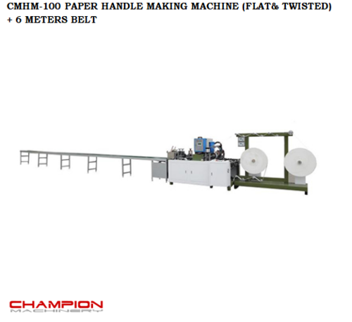 CMHM-100 PAPER HANDLE MAKING MACHINE(Flated&Twisted)