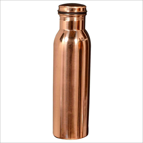 copper hammered water bottle