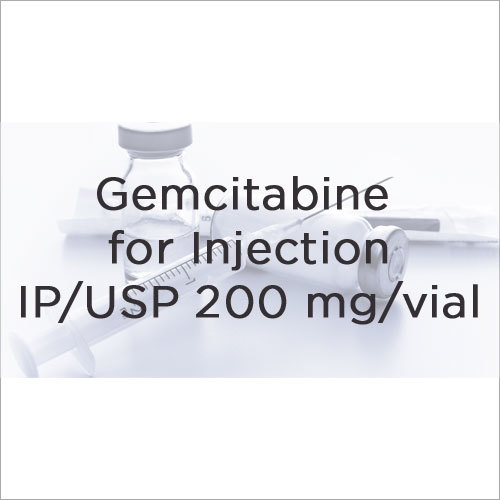 Gemcitabine for Injection IP/USP 200 mg/vial