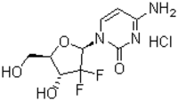 Gemcitabine Hydrochloride - Cas 112200-83-2, C9h11f2n3o4.hcl, 99% Min Purity, White Powder | For Treatment Of Various Cancers