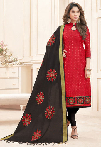 Designer Embroidered Salwar Suit - Color: As Per Image