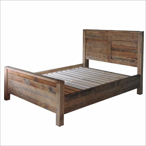 Handmade Reclaimed King Size Wood Bed