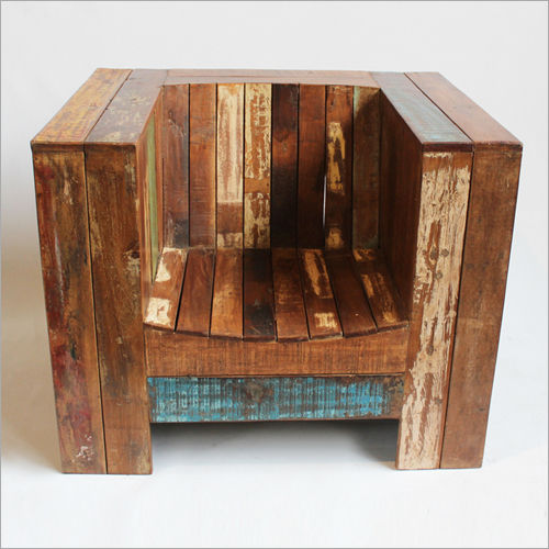 Reclaimed Wood Club Chair