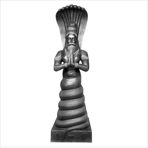 Black Marble God Statue