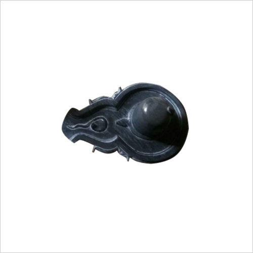 Black Marble Shivling Statue