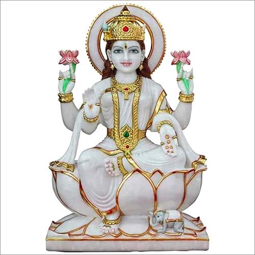 Maa Saraswati Marble Statue