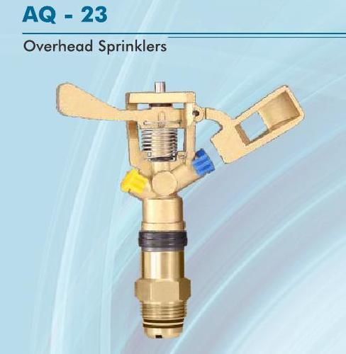 AQ-23 Overhead Sprinklers - Brass, 150x100x50 mm, 1 Inch Connection | Adjustable Spray, Water Efficient, Wide Coverage, Durable, Even Distribution