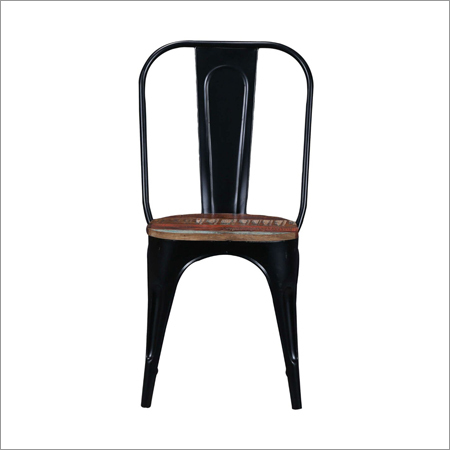 Black Tolix Wooden Top Chair