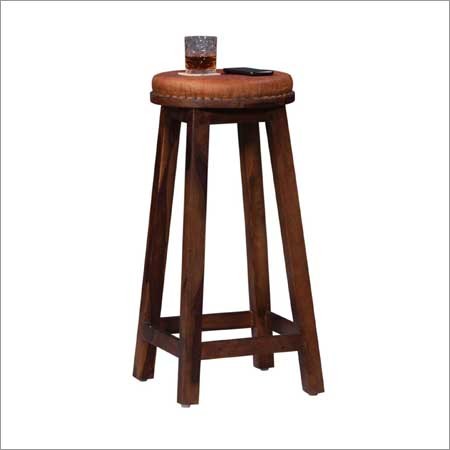 Restaurant Leather Seated Stool