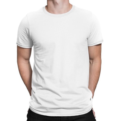 Plain Round Neck T Shirt