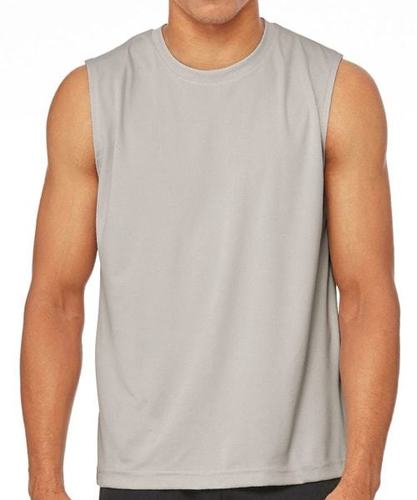 Plain Sleeveless T Shirt