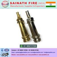 Short Branch Pipe Nozzle - Durable Brass Material, Versatile 2 Inch Diameter , Ideal For Firefighting Applications