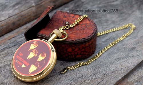 Vintage Fashion Brass Pocket Watch