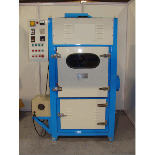 tumble batch deflashing machine