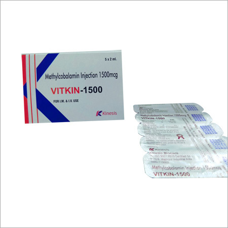 Vitkin-1500 INJECTION (Methylcobalamin 1500mcg Injection)