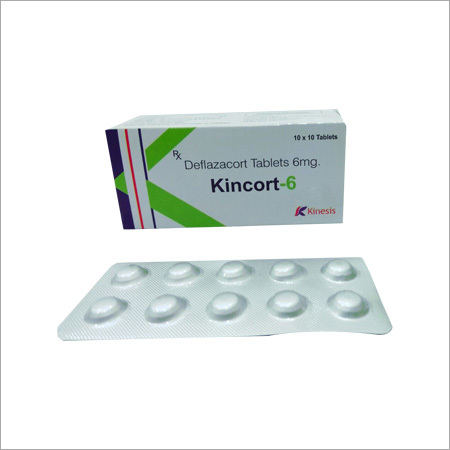 Kincort-6 Tablets - 6 mg Glucocorticoid Immunosuppressant for Anti-Inflammatory Conditions | Dosage Guidelines: Up to 120 mg/day Storage Instructions: Dry Place