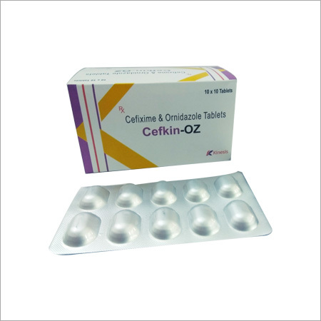 Cefkin-OZ Tablets - Oral Cephalosporin Antibiotic, 200-400 mg Dosage , Treats Gonorrhea, Tonsillitis and Pharyngitis