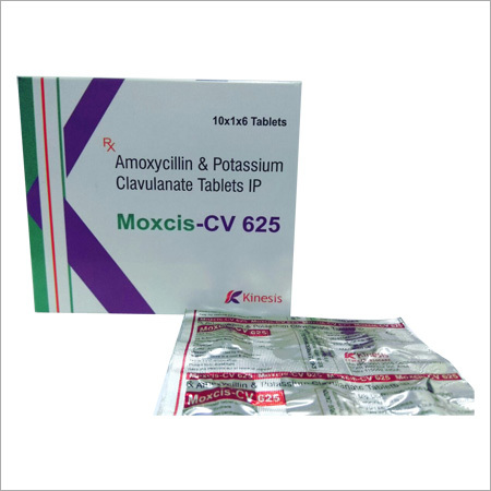 Moxcis Cv 625 Tablet (Amoxycillin 500 Mg And Potassium Clavulanate 125 Mg Tablets)