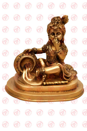 Krishna Sitting With Pot