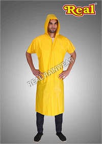 Half Plastic Raincoat