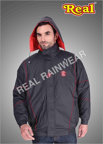 Men's Windcheater Jacket with Cap By REAL RAINWEAR