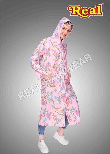 Premium Printed Ladies Raincoat