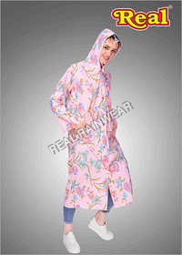Premium Printed Ladies Raincoat