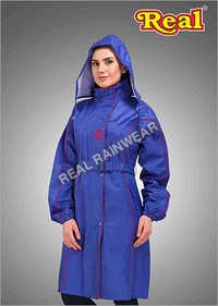 Neon Coat Long Raincoat