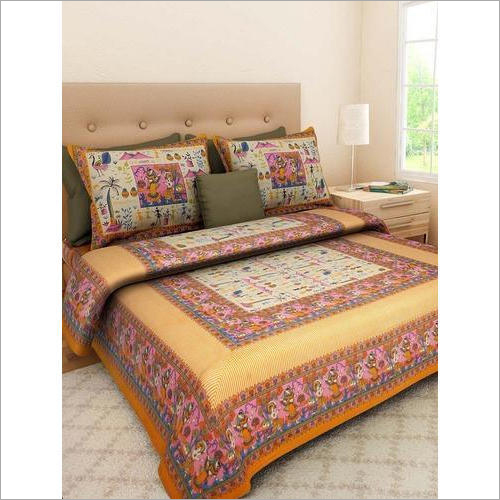 Casual Cotton Double Bed Sheet