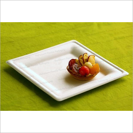 Biodegradable Square Plate