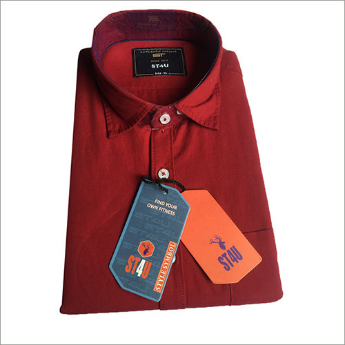 Red Plain Shirt