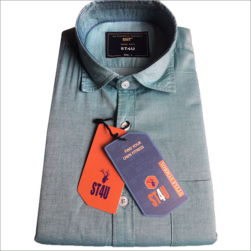 Mens Plain Branded Shirt