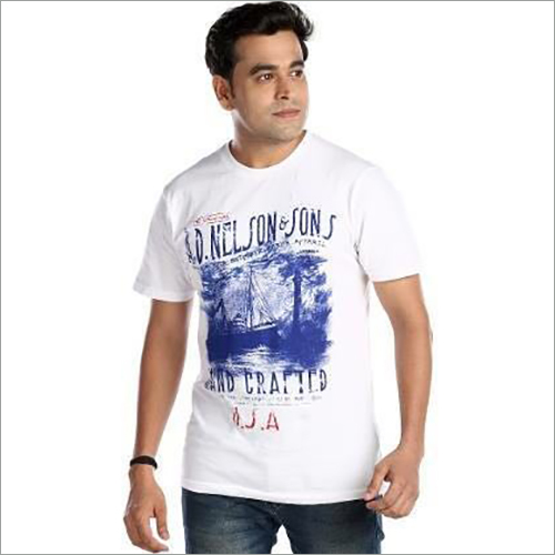 White Printed T-Shirt
