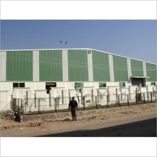 Industrial Shed - Steel Structure, Versatile Design for Plant, Warehouse, Workshop | Weather Resistant, Easy Installation, Low Maintenance