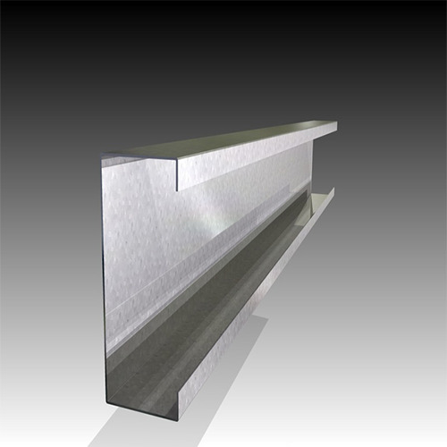 C Purlin - HR/GI/CR Material, 2-3 mm Thickness, 80-300 mm Web, 40-100 mm Flange, 0-30 mm Lip | Polished, Rectangular Shape, Ideal for Industrial Structures