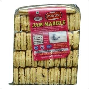 Jam marble biscuit