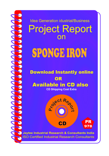 Sponge Iron Manufacturing Project report eBook