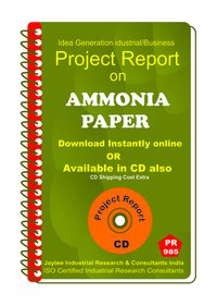 Ammonia Paper Manufacturing Project Report Ebook